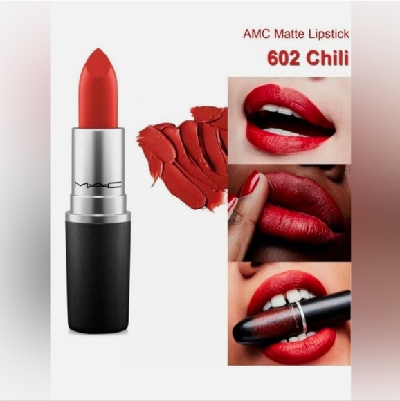 Mac Matte Lipstick in Chili - NIB - Picture 1 of 5